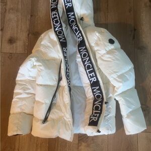 Moncler White Puffer Jacket